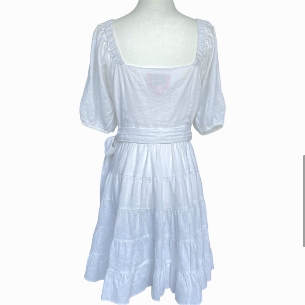 New Lilly Pulitzer Iralee Linen Wrap Dress - Picture 12 of 15